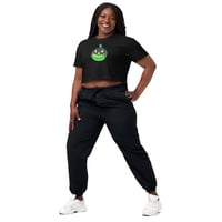 Image 3 of Crop top - Jack O Lantern Vintage Green-Black