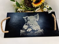 Image 5 of  Rope Handle Rectangular Cheese/Grazeboard