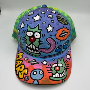 Hand painted hat 375