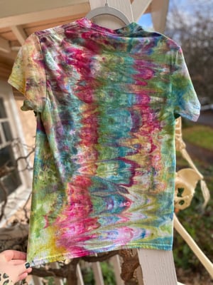 Image of SMALL Live Fast Eat Trash Tie Dye Shirt 3