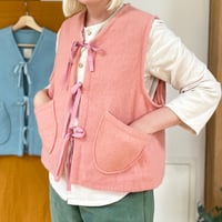 Image 2 of The Wool Vest ~ Blush 