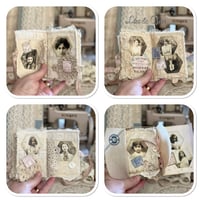 Image 10 of Sweet Josselyne a vintage French lace snippet book and box