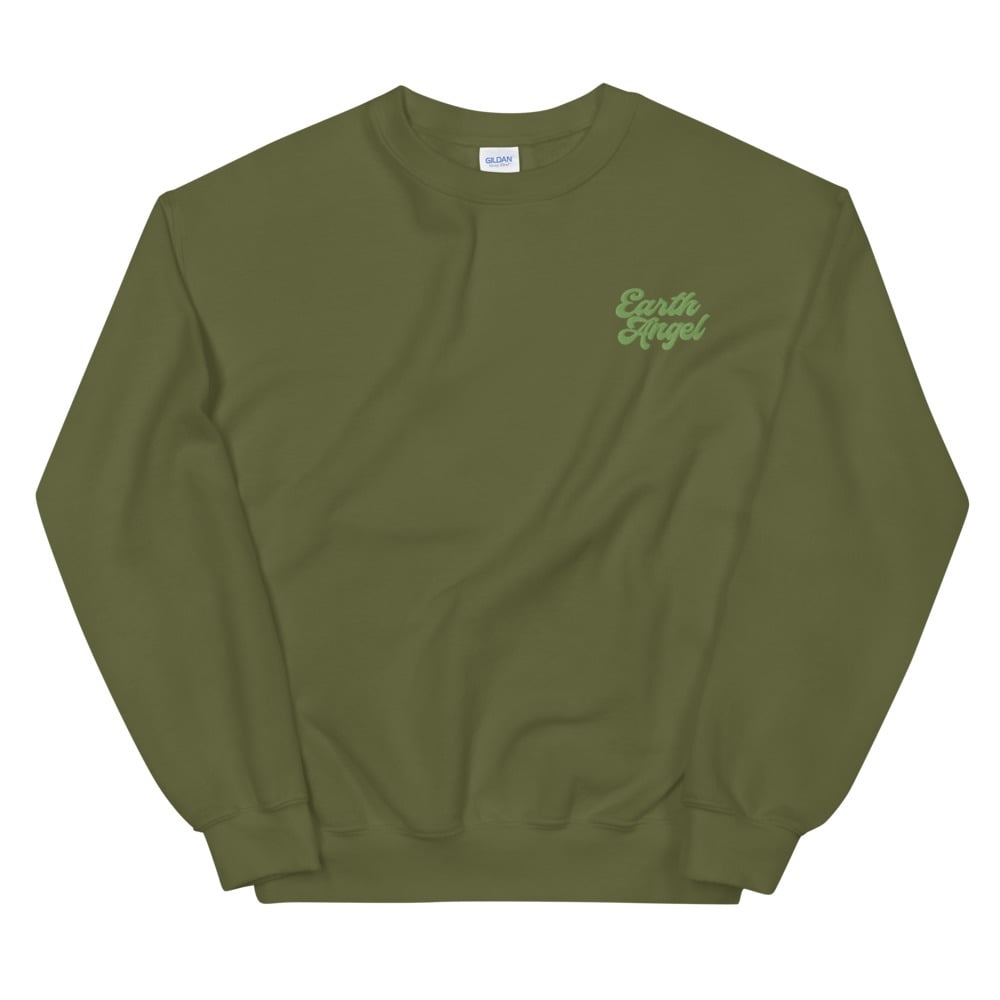 Image of GREEN EARTH ANGEL SWEATSHIRT