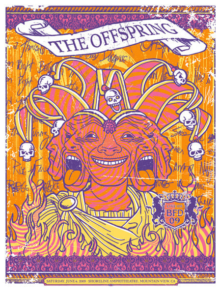 Image of The Offspring BFD Poster 2009