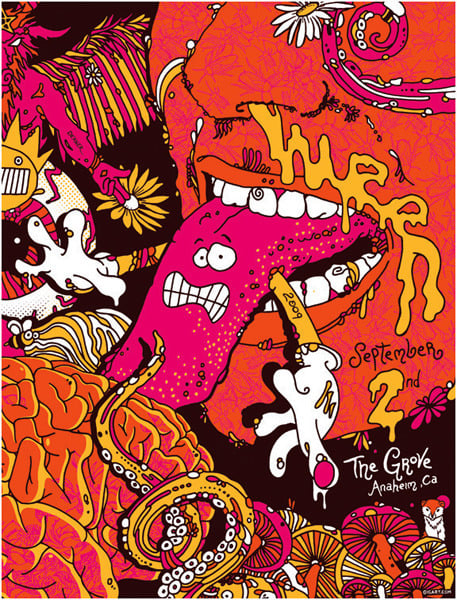 Image of Ween SoCal Tongue Poster 2009