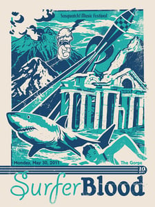 Image of Surfer Blood Poster 2011