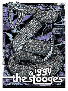Image of Iggy Pop & Stooges Poster 2011