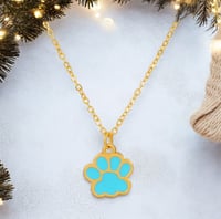 Image 2 of Paw to your heart necklace 