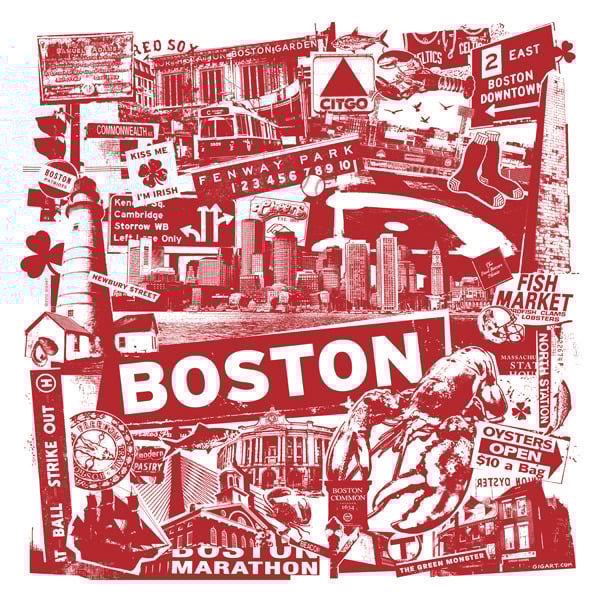Image of Boston City Print