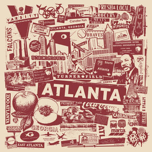 Image of Atlanta City Print