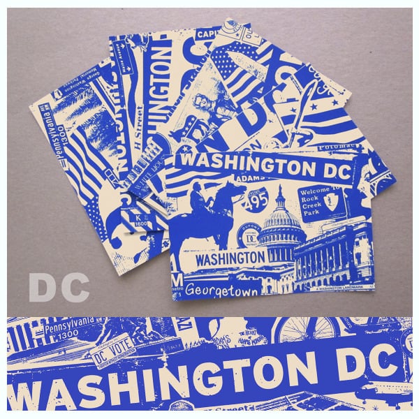 Image of 5 Pack Washington DC City Postcard Set