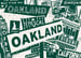 Image of 5 Pack Oakland California City Postcard Set