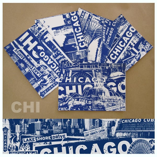 Image of 5 Pack Chicago City Postcard Set