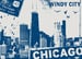 Image of 5 Pack Chicago City Postcard Set