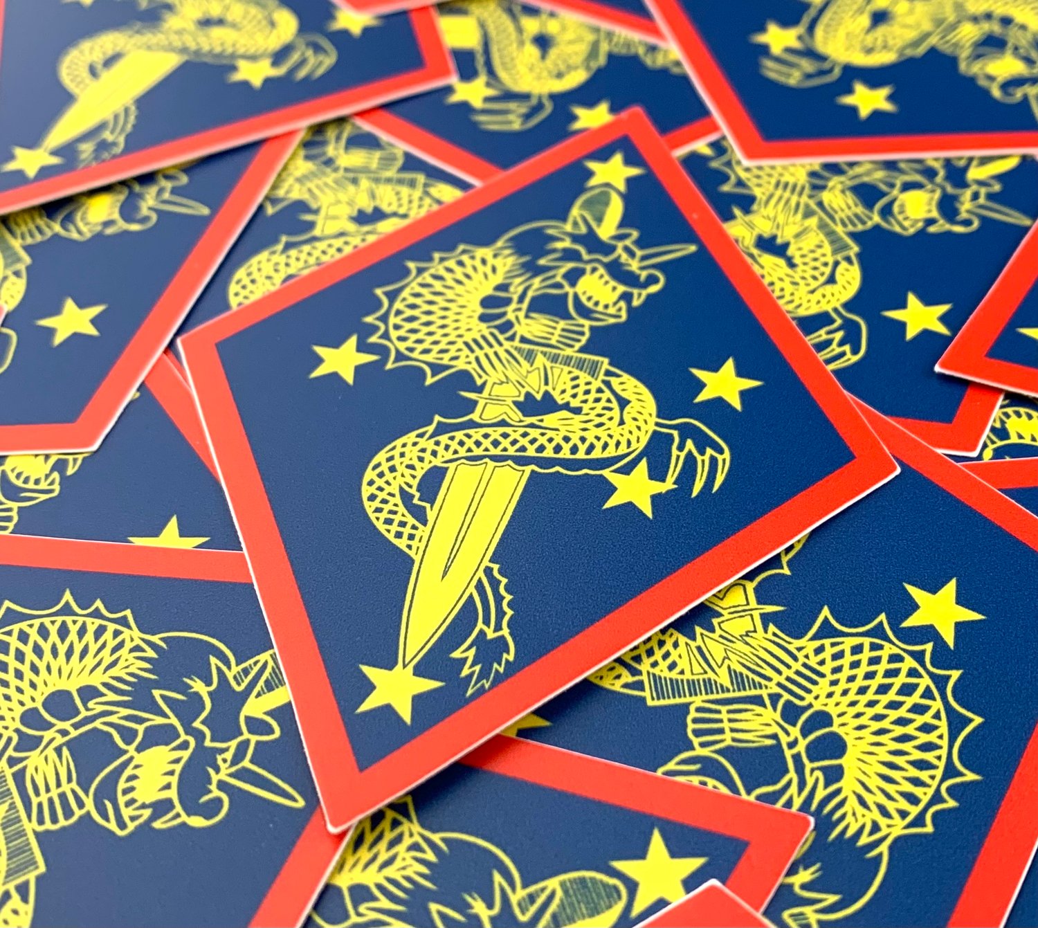 Image of 1st BN, 4th MAR Dragon Decal