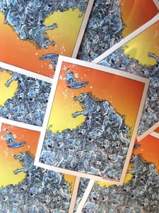 Image of Lion Wave Vinyl Sticker