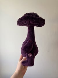 Image 4 of Plum Tall Shroom Folk Doll