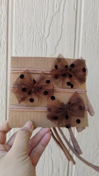 Image of Dottie chocolate bow 