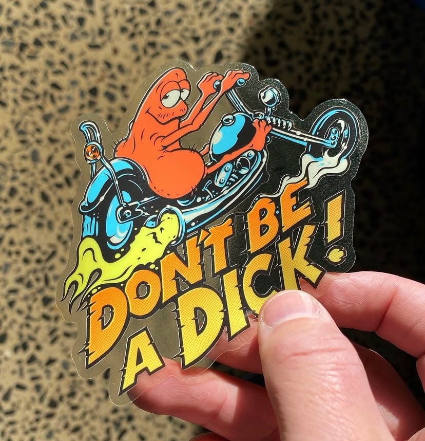 Image of Dont Be a Richard Sticker