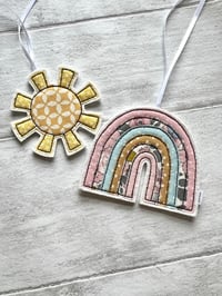 Image 1 of **SALE** sun and rainbow 