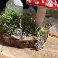 Image 2 of Happy Snail Earrings