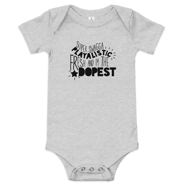 Image of Dopest Baby short sleeve one piece 