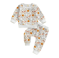 Image 2 of SEPTEMBER EXCLUSIVE: Halloween Ghost Flower Tracksuit