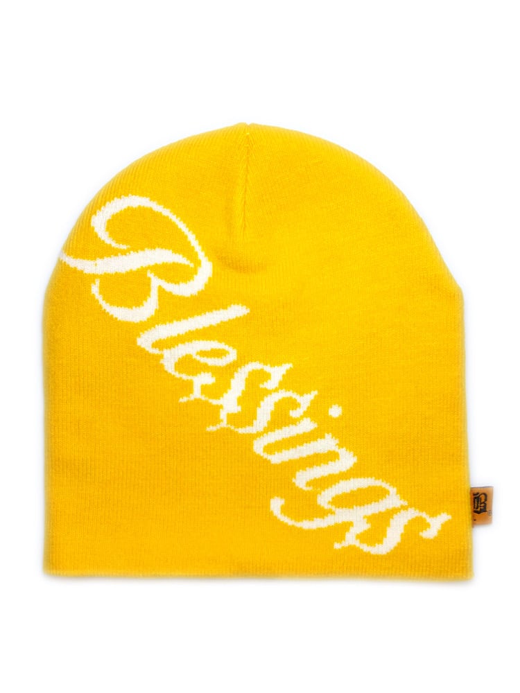 Image of BLE$$ING$®️ YLW SKULL CAP