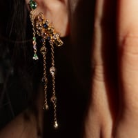 Image 2 of Moonlit Nile Azure Earrings 