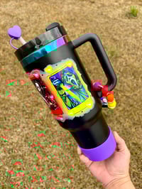 Image 2 of 40oz stainless steel ghost tumbler 