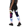BOSSFITTED White Pink and Blue Sports Leggings