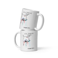 Image 3 of totally fine White glossy mug 