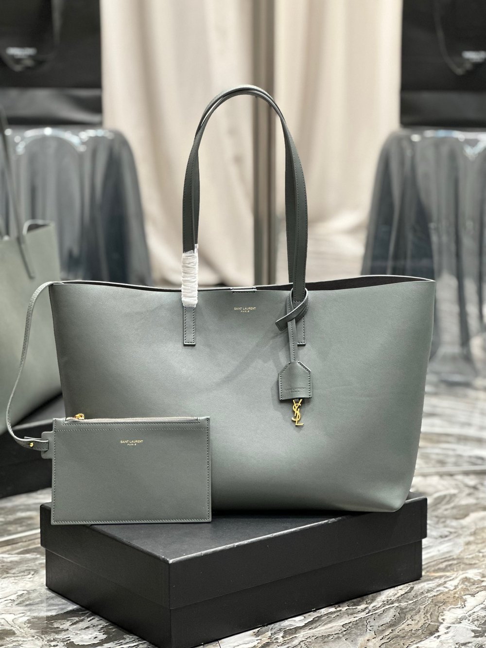 YSL Plain Tote