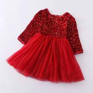 Sequin Tulle Dress 