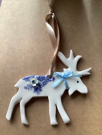 Image 1 of Moose ceramic decoration 