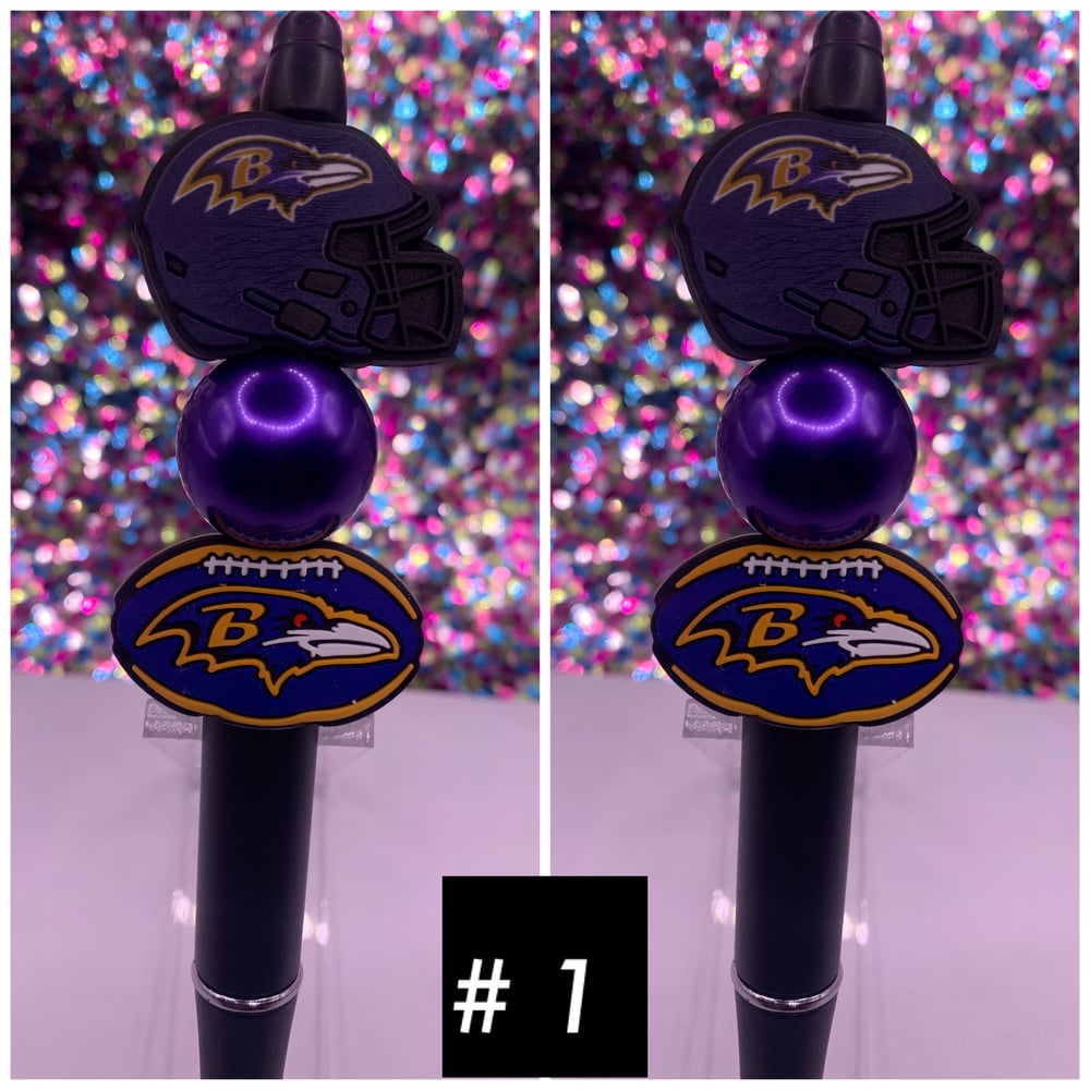 Image of Purple Football Pen 