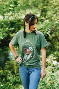 Image 1 of "Vintage Girl" Vintage Wash Graphic Tee | Comfort Colors | 3 Options