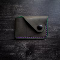 Image 1 of SNAP WALLET - BLACK WAX GHOST
