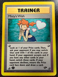 Image 1 of Misty's Wish - Gym Challenge 1st Edition - Lightly Played