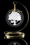 Oak Tree Glass Ornament