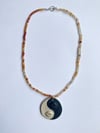 Yin Yang beaded necklace #8