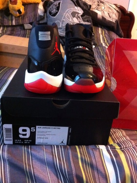 Image of Jordan Xi "Bred" DS Size 9.5