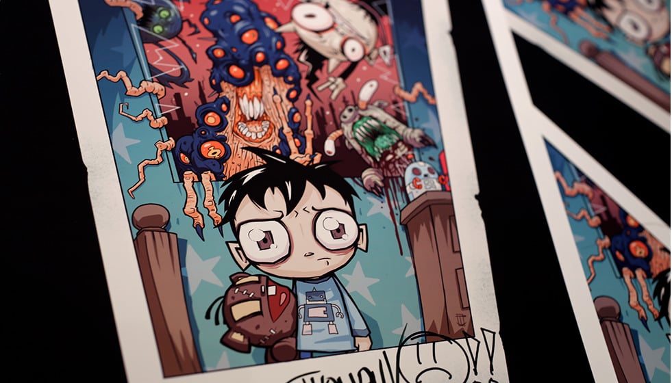 SQUEE! headshot - signed | $Z.99