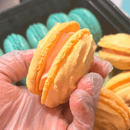 Image 3 of 1 Dozen Mango Macarons