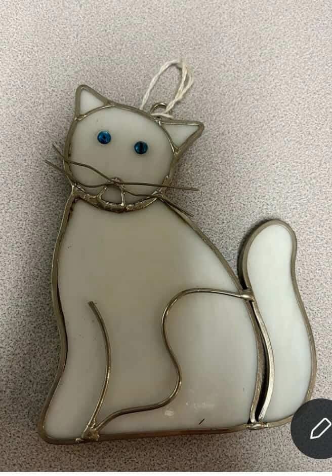 Image of Skylar Foundation/ White Cat Stainedglass