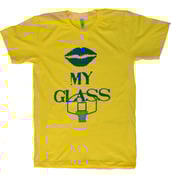 Image of "Kiss My Glass" (Yellow)