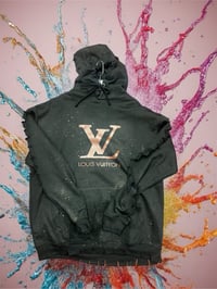 Black Distress Hoodie