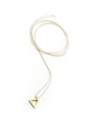 Image of Gold Triangle Necklace :: mhl Studio