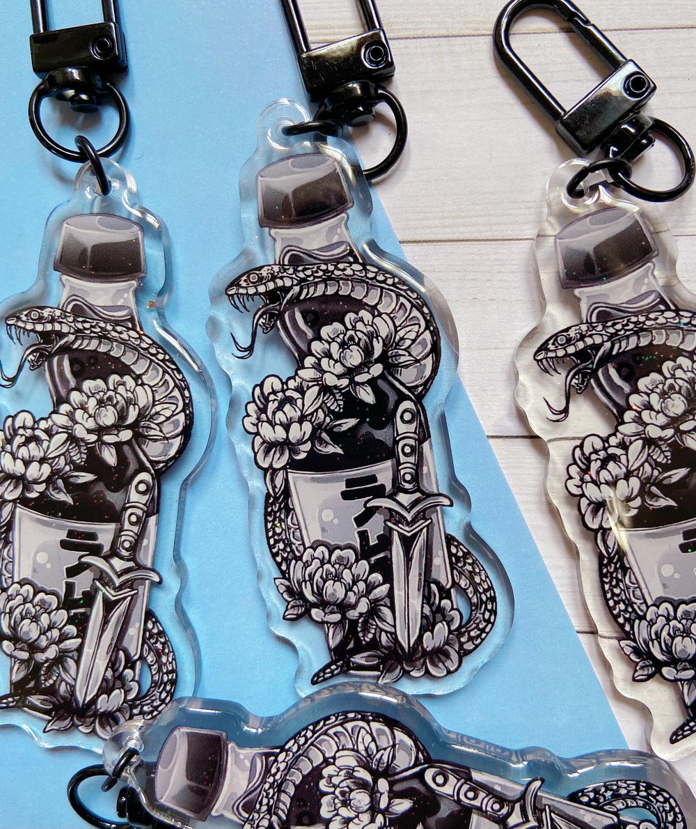 Tattoo Ink Soda | Keychain, Charm