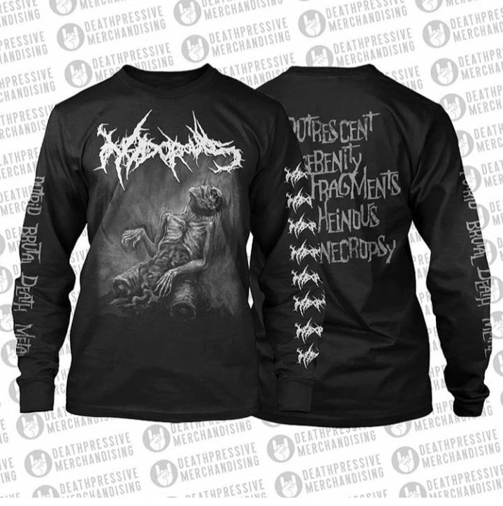 NIDOROUS - PUTRESCENT SEBENITY OVER FRAGMENT OF HEINOUS COPRONECROPSY (T-SHIRT & LONGSLEEVE)